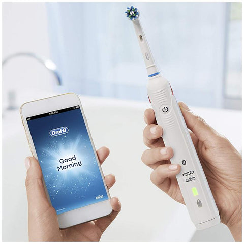 Image of Oral B Smart 5000 Electric Toothbrush, 2 Handles