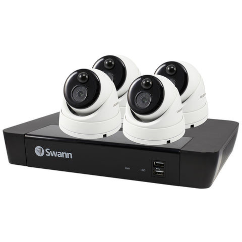 Image of Swann 4 Camera 8 Channel Security System 5MP Super HD NVR-8580 with 2TB HDD SWNVK-875804D