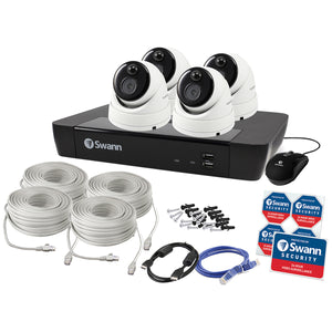 Swann 4 Camera 8 Channel Security System 5MP Super HD NVR-8580 with 2TB HDD SWNVK-875804D