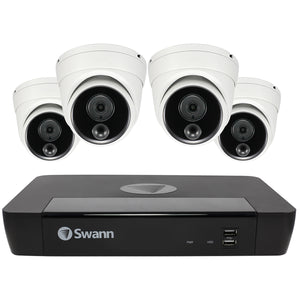 Swann 4 Camera 8 Channel Security System 4K Ultra HD NVR-8580 with 2TB HDD SWNVK-885804D-AU