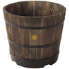 Takasho VegTrug 46cm Wooden Barrel Planter 6pk