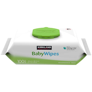 Kirkland Signature Tencel Baby Wipes Unscented 9 x 100 Wipes