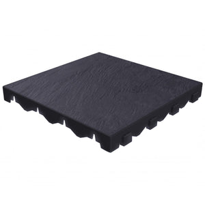 Grosfillex Floor Tile Kit for Garden Shelter 7.5m2 Charcoal Slate