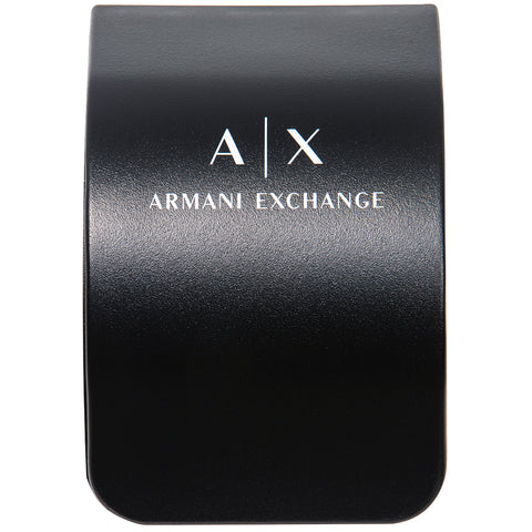 Image of Armani Exchange White Nylon with Silicone Strap Men's Watch AX1325