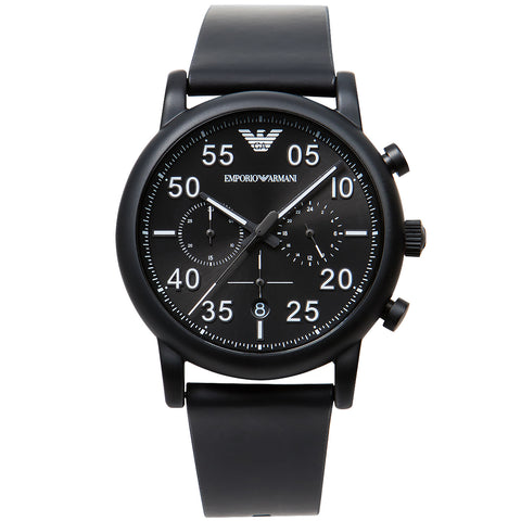 Image of Emporio Armani Matte Black Men's Watch AR11133