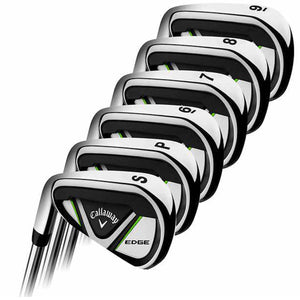 Callaway Men's Left Hand Golf Club 10pc Steel Shaft Irons and Graphite Woods
