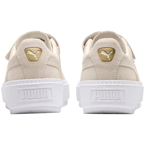 Image of Puma Women's Platform Trace Strap Shoe White