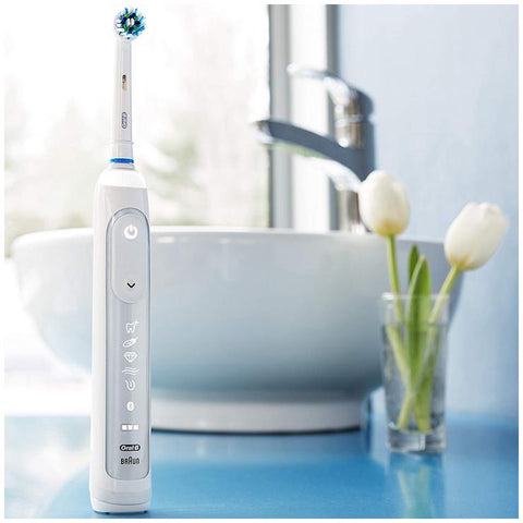 Image of Oral B GENIUS 8000 Electric Toothbrush, 2 Handles