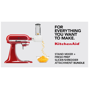 KitchenAid Artisan Stand Mixer + Bonus Slicer Bundle, 4.8L, KSM150