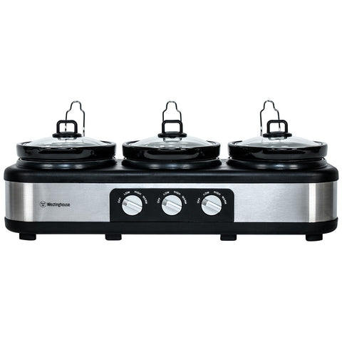 Image of Westinghouse Slow Cooker 3 x 2.5L WHSC03SS