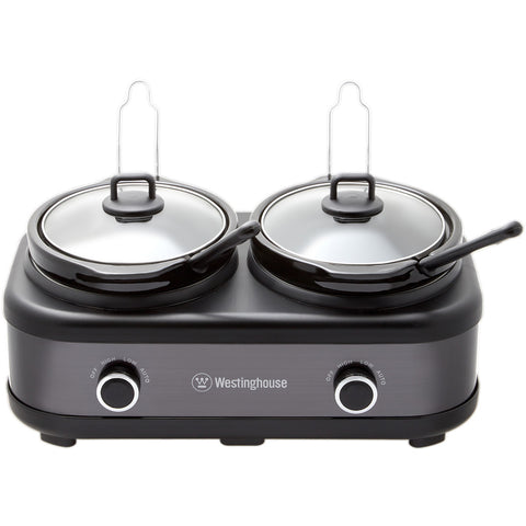 Image of Westinghouse Slow Cooker with Auto Function 2 x 2.5L WHSC06KS