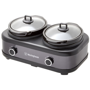 Westinghouse Slow Cooker with Auto Function 2 x 2.5L WHSC06KS