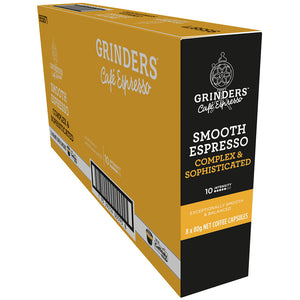 Grinders Caffitaly Smooth Espresso Capsules, 80pk (8 x 80g)