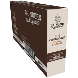 Grinders Caffitaly Hot Chocolate Capsules, 80pk (8 x 80g)