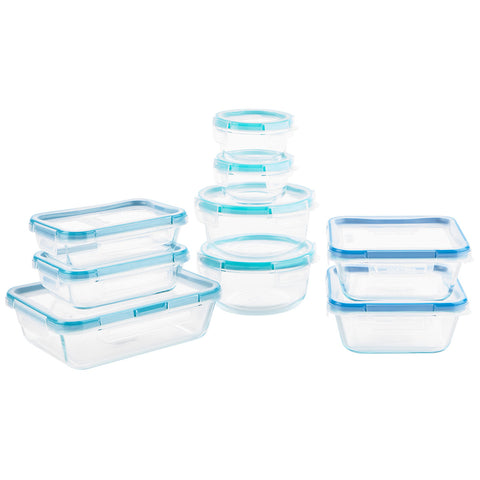 Image of Snapware Pyrex Glass Container Set 18pc
