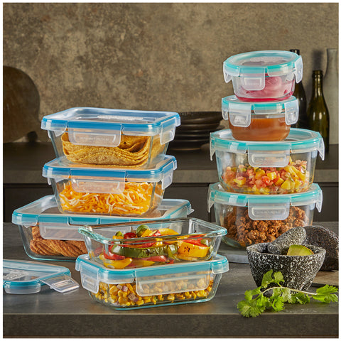Image of Snapware Pyrex Glass Container Set 18pc