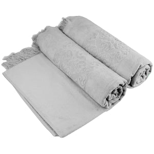 Ramesses Jacquard Velour Cotton Bath Towel 2pk