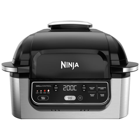 Image of Ninja Foodi Airgrill, Grill, Bake, Fry, 5.2L, Ceramic Coated, AG301