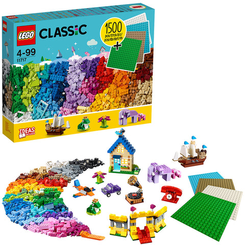Image of LEGO Classic Bricks Bricks Plates Construction Toy Playset 11717