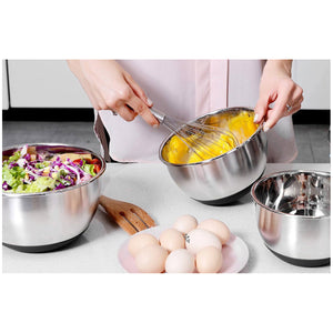 MIU Stainless Steel Mixing Bowls 3pc