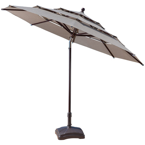 Image of Proshade Aluminium Market Umbrella 3.36m Wood-Look