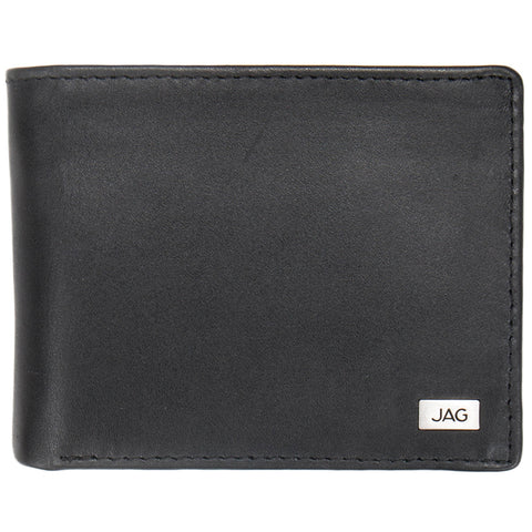 Image of JAG Centrefold Wallet, Black, Leather, JAGW006