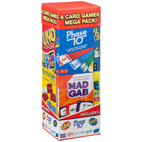 Image of Mattel Mega Card Games 8 Pack