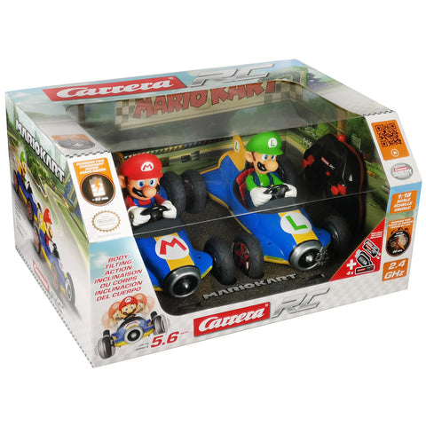 Image of Carrera Mario Kart Remote Controlled Mario & Luigi 2pk