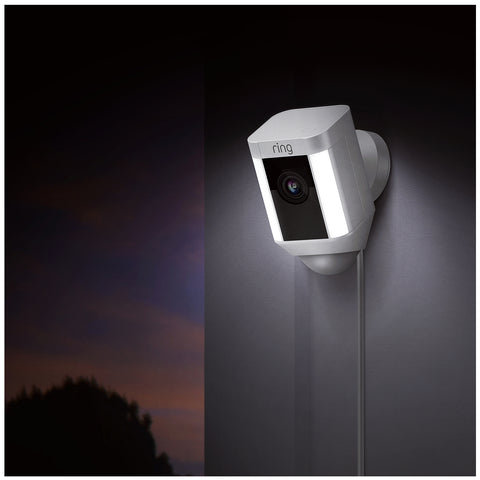 Image of Ring Spotlight Security Camera with Solar Panel 8SB3Y7-WAUC
