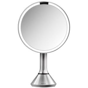Simplehuman Round Sensor Mirror, 20cm, 8-inch, 5x & 10x, ST3200