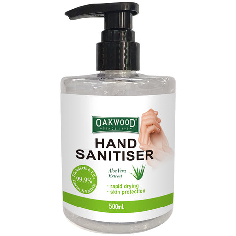 Image of Oakwood Hand Sanitiser 8 x 500ml