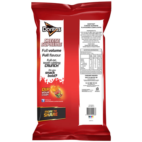 Image of Doritos Cheese Supreme 700g x 2