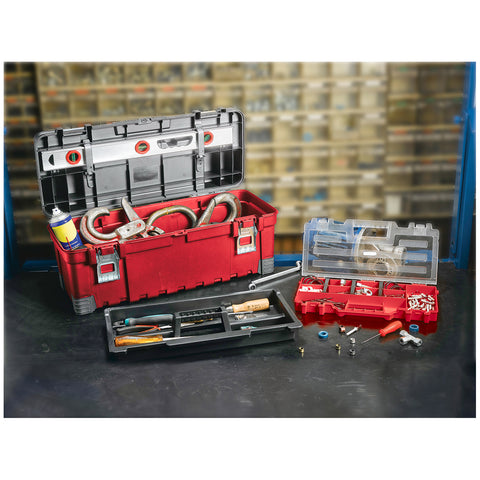Image of Keter 66cm Hawk Tool Box with Lid Organiser