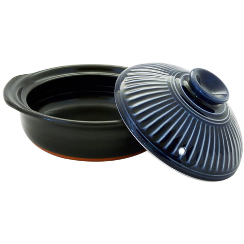 Image of Ginpo Kikka Donabe Japanese Clay Pot 1.9L
