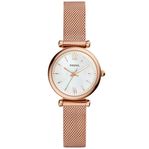 Fossil Women's Carlie Rose Analogue Watch ES4433