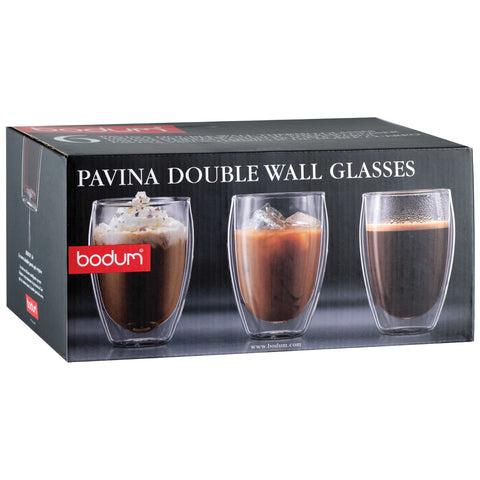 Image of Bodum Pavina Double Wall Glasses 6 x 350ml