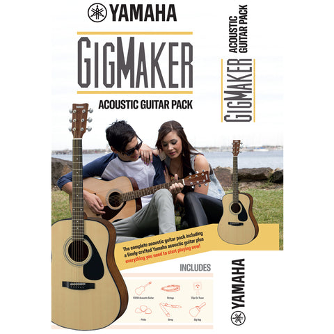Image of Yamaha Gigmaker Acoustic Guitar Pack GMAGPACKSTDIII