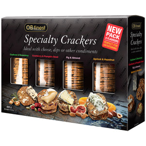 OB Finest Specialty Crackers 2 x 4 x 150g