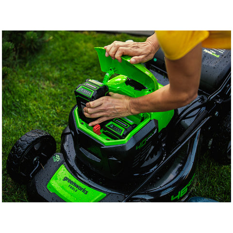 Image of Greenworks Battery Powered Lawn Mower 2510107AU-Kit