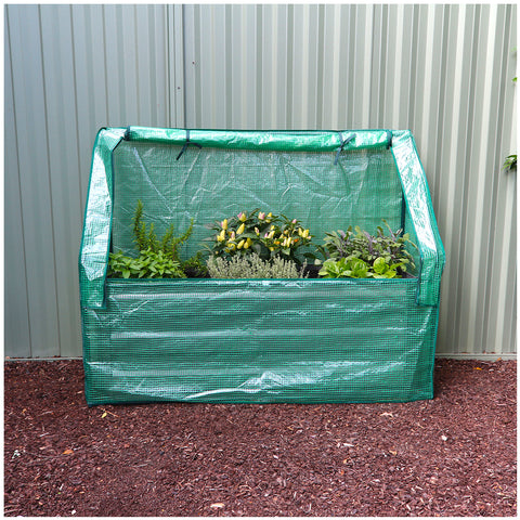 Image of Greenlife Slimline Garden Bed & Greenhouse Cover 120 x 45 x 45cm