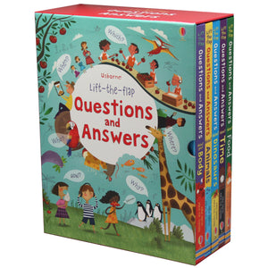 Usborne Lift-the-Flap Questions and Answers Box Set