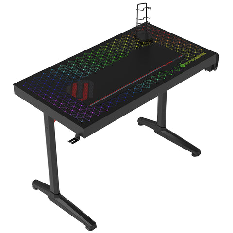 Image of Eureka Ergonomic Explorer Edition Tempered Glass Gaming Desk GTG-I43