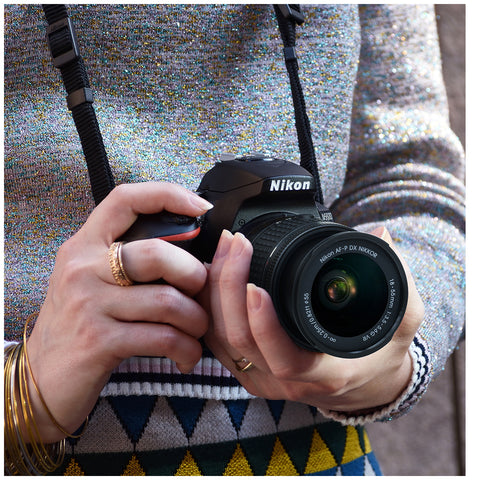 Image of Nikon D5600 TLK DSLR Twin VR Lens Camera, 18-55mm & 70-300mm Lens, 859501