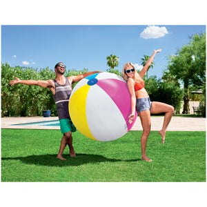 Bestway 152cm Giant Multicoloured Beach Ball, 2pk