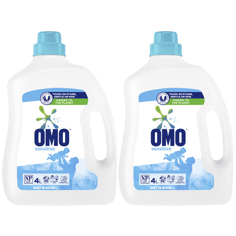 Image of OMO Sensitive Liquid Detergent 2 x 4L