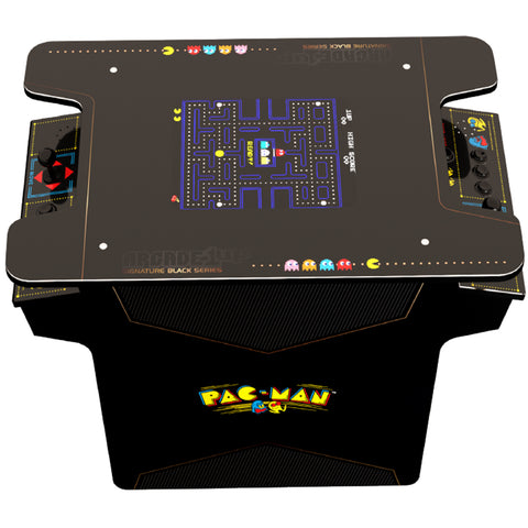 Image of Arcade1Up Pacman Black Series, Head To Head Table Arcade, 8-Games-in-1, 7892