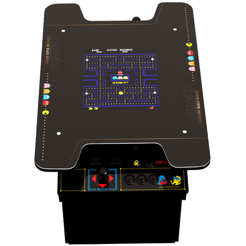 Image of Arcade1Up Pacman Black Series, Head To Head Table Arcade, 8-Games-in-1, 7892