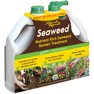 Nature's Harvest Seaweed Nutrient Rich Garden Treatment 3 x 2 x 2L