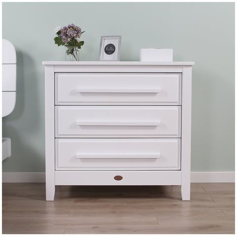 Image of Boori Linear Smart Assembly 3 Drawer Chest Barley White