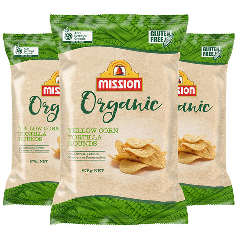 Image of Mission Organic Tortilla Rounds 3 x 875g